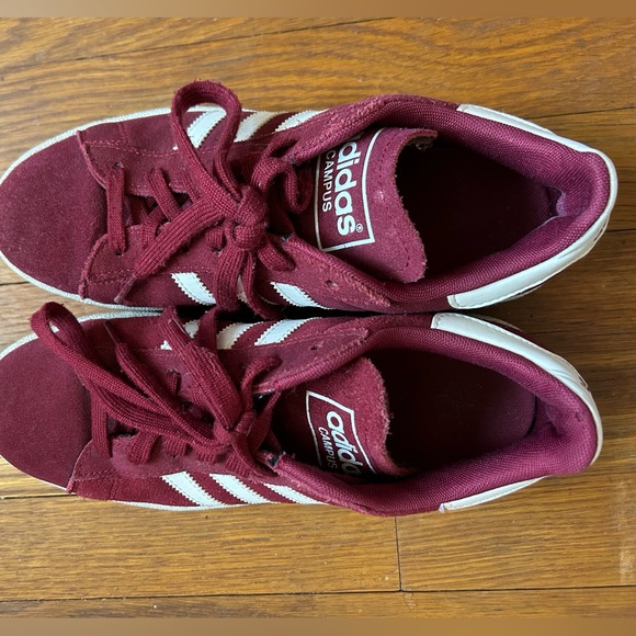 Adidas Campus Burgundy Sneakers - Picture 6 of 6